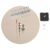 SAFIGLE Inch Wooden Clock Face Blank with Silver Roman Numerals and Quartz Movement, Round Circular DIY Craft Clock Kit for Artistic Wall Hanging and Stenciling Projects