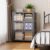 SAILUN 321QT/80Gal Stackable Storage Bins with a Lid, Collapsible Storage Bins With Doors, Folding Cabinet for Home Closet Organization,3 Pack-26 W x 16.5″ D x 43.3″ H Black