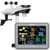 Sainlogic SA68 Weather Station 12-in-1 Weather Station Wireless Indoor Outdoor and Rain Gauge for Temperature, Humidity, Gray (No WiFi)