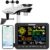Sainlogic Smart WiFi Weather Station Wireless Indoor Outdoor with Rain Gauge, 24/7 AI Weather Forecast by Weatherseed®, APP Alert (Only 2.4G)