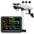 Sainlogic Wireless Indoor Outdoor Weather Station with Rain Gauge, Shows Temperature, Humidity, Barometric Pressure, Forecast, Moon Phase, and Bedroom Alarm Clock (No WiFi)