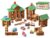 SainSmart Jr. 480 PCS Wooden Log Cabin Set with Storage Box, Building House Toy for Toddlers with 7 Toy Cars, Classical STEM Construction Kit Compatible with Lincoln Logs, Ideal Gift for Ages 3+