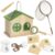 SainSmart Jr. Bug Catcher for Kids – Wooden Bug Habitat with Magnified Viewer, Butterfly Net, Observation Box, Tweezers & 15 Cards, Outdoor Toys & STEM Toys for Boys & Girls Ages 3+, Green