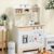 SainSmart Jr. Wooden Play Kitchen for Kids – Premium Toddler Pretend Play Cooking Set – Includes Stove, Refrigerator, and Accessories for Boys and Girls