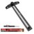 Saker Aluminum Alloy Multi-Angle Marking Ruler,Adjustable Sliding T-Square with Scriber & Protractor,Precision Layout Tool for Woodworking, Carpentry & Design (Black)