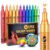 SAKEYR Super Golden Metallic Paint Markers, 12 Colors Sparkle Metallic Glitter Markers, Acrylic Paint Pens for Rock Painting, Glass, Wood, Fabric, Black Paper, Cards, Scrapbook, DIY Art Crafts (2-3mm)