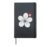 Sakura Flower Kanji Japanese Art Streetwear Hardcover Journal, Black