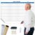 Sales Leaderboard Whiteboard 24×36 Inch, Large Dry Erase Sales Tracking Board for Office Wall, Reusable Sales Tracker Poster for for Team Performance, Goal Display, Sales Motivation & KPI Tracking