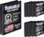 Samsill 8 Pack Durable 1 Inch 3 Ring Binders, Round Ring, Clear View Cover for Presentations, Black