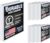 Samsill 8 Pack Durable 1 Inch 3 Ring Binders, Round Ring, Clear View Cover for Presentations, White