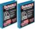 Samsill Durable 1 Inch Binder, D Ring Binder, Customizable Clear View Cover, Blue Coconut, Holds 225 Pages (Pack of 2)