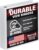 Samsill Durable 2 inch 3 Ring Binder, D Ring Binder, 100% Recycled Chipboard, White (Pack of 12)