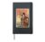 Samurai Woman with Cherry Blossom Tree Hardcover Journal, Black