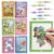 SAMZX Reusable Water Coloring Books for Toddlers 1-3, 6 Pack Magic Water Painting Book with Stickers, No Mess Travel Activity Toys & Educational Learning Kits Gifts for Kids Boys Girls Ages 3+