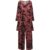 Sanctuarie Designs Pajamas Women’s Long Sleeve Sleepwear with Long Pants Soft Loungewear Black Rose Print Pj Set Extra Tall Small