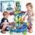 Sand and Water Table for Toddlers, 2-Tier Summer Outdoor Water Table