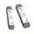 Sand Ink Eraser, 2Pcs Matte Gray Abrasive Sandpaper Correction Pads