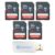 SanDisk 5 Pack Ultra UHS-I Class 10 16GB SDHC Card SDSDUNS-016G-GN3IN