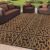 SAND MINE Reversible Mats, Plastic Straw Rug, Modern Area Rug, Large Floor Mat and Rug for Outdoors, RV, Patio, Backyard, Deck, Picnic, Beach, Camping, Trailer, Black & Brown, 5′ x 8′