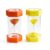 Sand Timer,XINBAOHONG Hourglass Sand Timer 3 Minutes 10 Minutes Timer Clock for Kids Games Classroom Home Office Kitchen Use (Pack of 2) (6.3”X 3.2”, 3 Min(Yellow) and 10 Min(Orange))