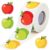SANNIX 500PCS 1.3 Inch Apple Stickers Roll for Classroom & Teacher Rewards