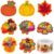 SANNIX 500 Pcs Turkey Stickers Glitter Thanksgiving Decorations Label