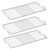 SANNO Tension Shelf Organizer for Closet, Adjustable 17-31″ with Heavy-Duty Adhesive – DIY Expandable Shelf Dividers for Cabinet, Pantry, Wardrobe, Kitchen, 3 Pack