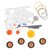 Sanpyl 78pcs Plastic Gears Pulley Belt Rack Kits, Gear Set Shaft Accessories, Pulley Belt Set for DIY Model Robot Projects