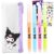 SANRIO Kuromi 4 Count Highlighters for Classroom Set – Bundle with 4 Highlighters Featuring Kuromi Plus Stationery Holder, Stickers, More School Supplies for Girls, Kids