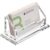 SANRUI Acrylic Business Card Holder Desk Clear Horizontal Display 1 Slot