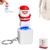 Santa Claus Light Up Keychain with Sound, Battery Powered Christmas Fidget