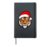 Santa Claus Tiger Hardcover Journal, Black