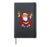 Santa Claus Yogi Hardcover Journal, Black