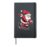 Santa Riding Skateboard Hardcover Journal, Black