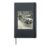 Santa Sleigh Hardcover Journal, Black