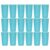 SANZINAZ Plastic Disposable Party Cups 16 oz, Terrific Teal, 18 Count Drinking Cups for Parties, Events, Gatherings, Celebrations, Picnics, Home, Office, Everyday Beverage Serving