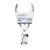 SANZINAZ Single Hole Punch, Silver Steel Handheld Paper Puncher, Compact Manual Hole Punch for Office, Home, Filing and Paper Organization