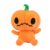 SASKATE Pumpkin Plush Throw Pillow, Soft Fluffy Stuffed Toy for Halloween Home Decor with Cute Design