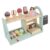 SASKATE Wooden Ice Cream Toys Set with Counter Shop Playset for Toddlers