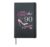 Sassy Classy 90 And Glamorous 90th Birthday Pink Hardcover Journal, Black