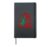 Satanist Devil Red Demon Mammon Hardcover Journal, Black