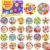 Sauyoza 52 Pack Strawberry Party Favors Fidget Spinner for Kids Birthday, Berry Fidget Spinner Bulk for Classroom Rewards, Goodie Bag Stuffers, Fruit Party Supplies