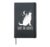 Save The Wolves Earth Day Wildlife Conservancy Howling Wolf Hardcover Journal, Black