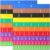 Sayglossy 2 Set Jumbo Magnetic Fraction Tiles Set for Rainbow Teacher Math Manipulatives for Learning Large Education Visuals Fraction Games Supplies 16 Inch Square