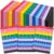 Sayglossy 40 Set Fraction Manipulatives for Math Rainbow Color Fraction Tiles Set Classroom Montessori Manipulatives Math Materials for Maths Classroom School Learning Educational Supplies