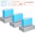 Saypacck 3 pcs Teacher Stamps Self Inking Checkbox Grading Teacher Stamps for Classroom(Blue,Orange,Red,Stylish)