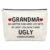 Sazuwu Funny Grandma Gifts Travel Makeup Bag Birthday Gifts for Grandma