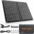 SBASE 21W Foldable Solar Panel Battery Charger Kit