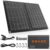 SBASE Portable Foldable Solar Panel Charger with USB C USB DC Output & Full Adapter Kit for Portable Power Station Camping Emergency