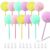 SBYURE 12 Pack Pom Pom Ballpoint Pen Colorful Fluffy Ball Pen Cute Fluffy Pen Pom Pom Pens for Girls Party Supplies,Gift Pen Cute Stationery and Office Supplies